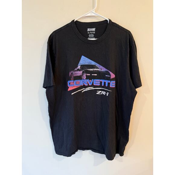 Vintage American Eagle Outfitters T-Shirt Mens XL Black Chevrolet Corvette ZR1 - Picture 1 of 9